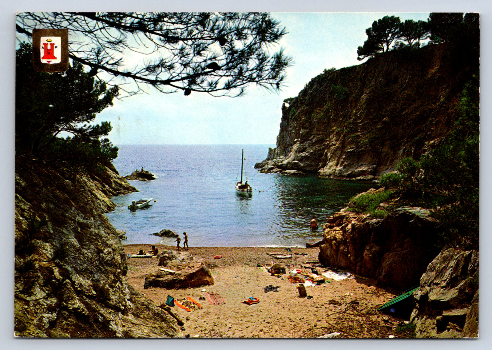 Vintage Postcard Palamos Costa Brava Spain