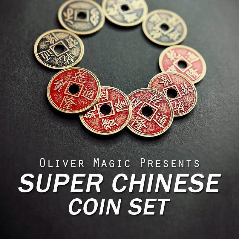 Super Chinese Coin Set by Oliver Magic, Quality magic coin set with instructions
