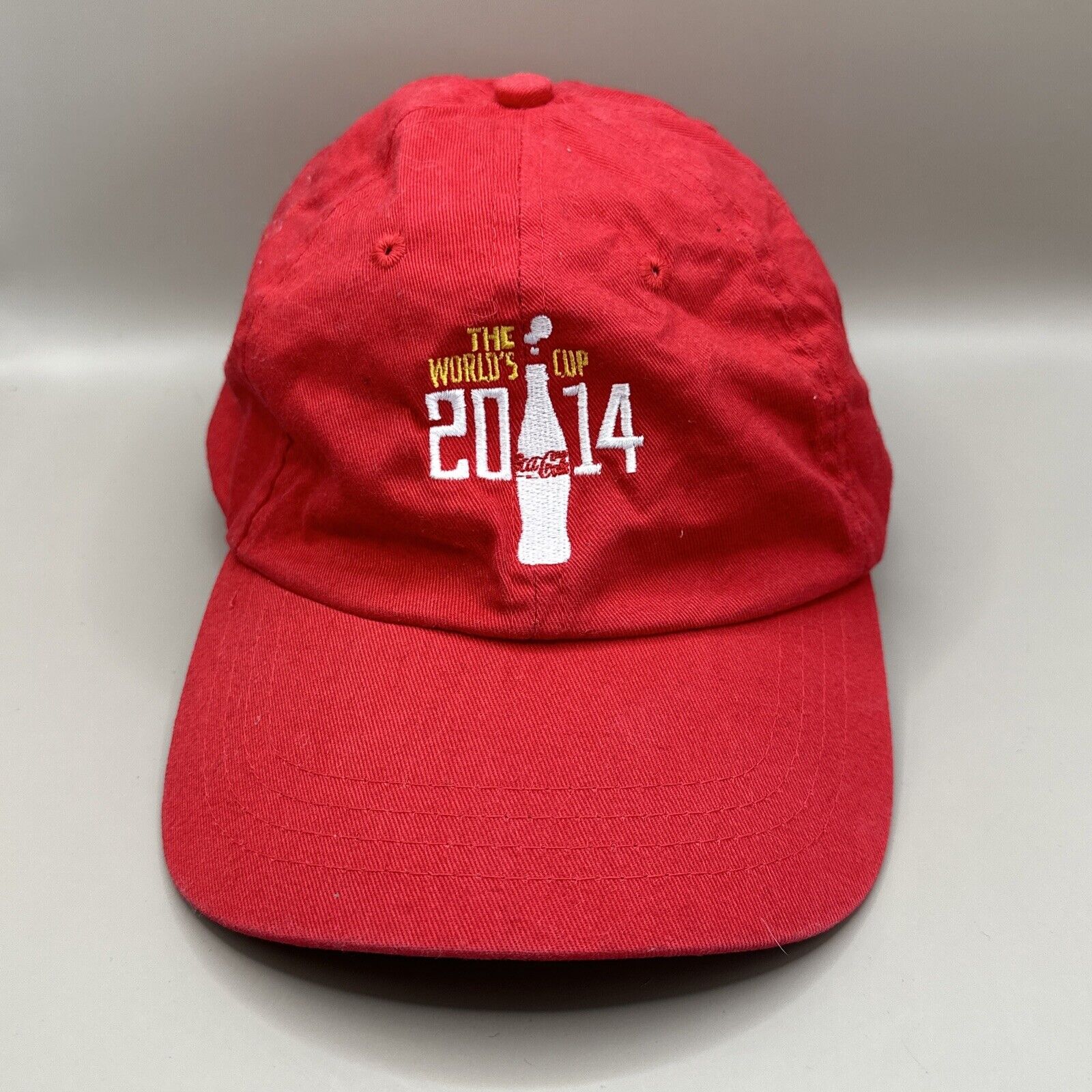 Rare The World’s Cup 2014 Coca-Cola Hat Red Preloved