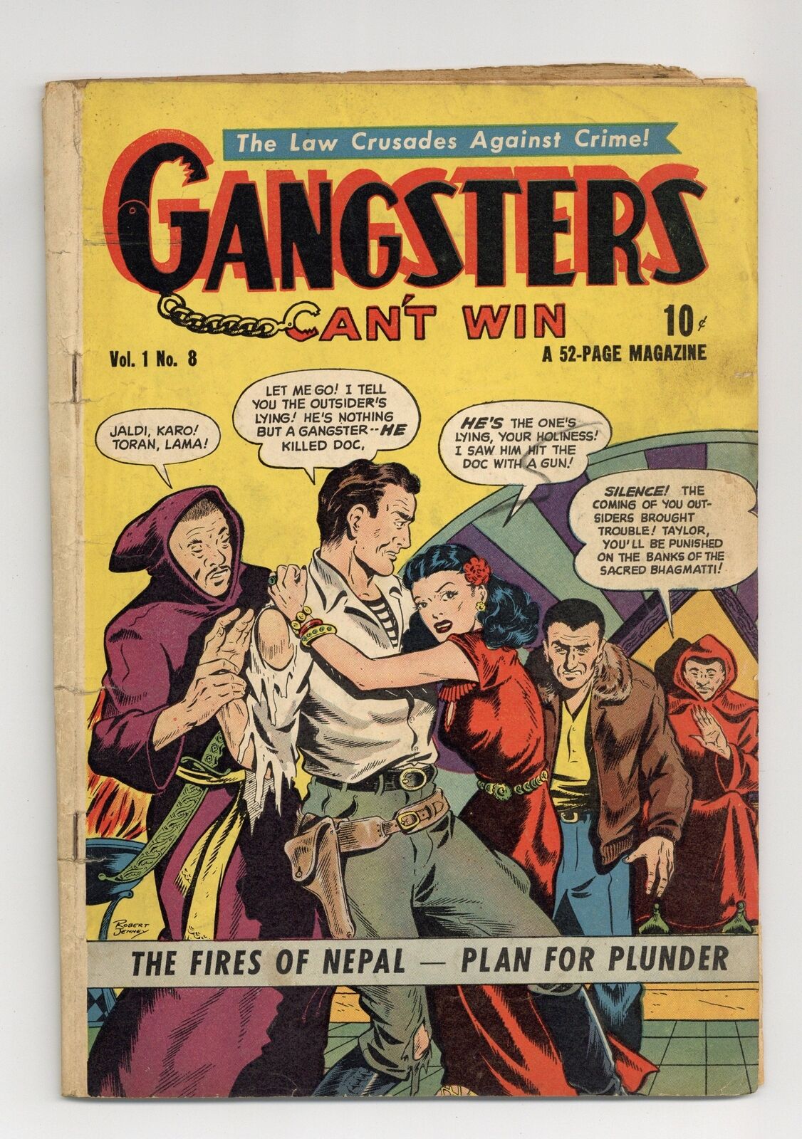 Gangsters Can\'t Win #8 GD- 1.8 1949