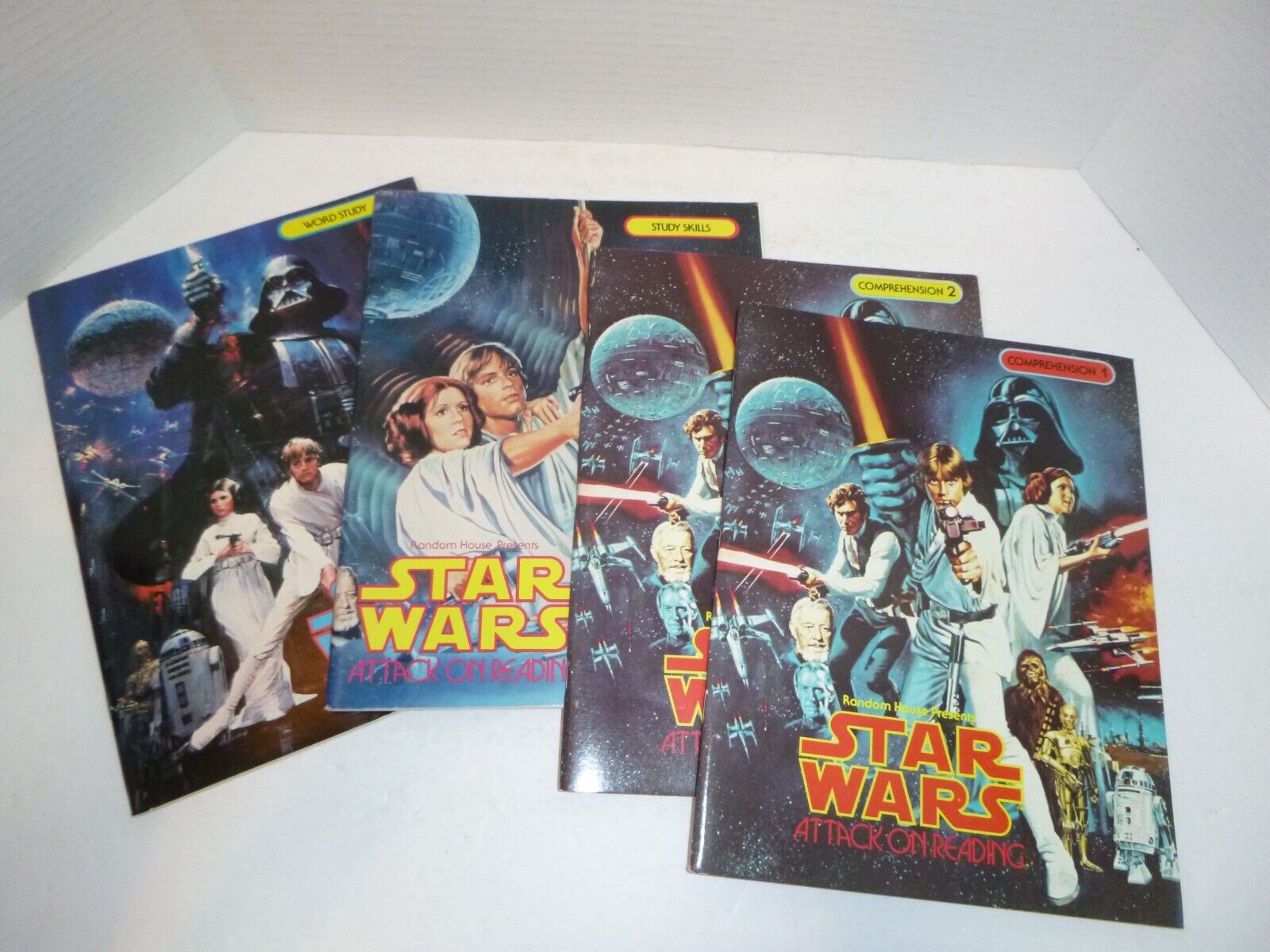 1979-80 Star Wars Attack On Reading - Random House School Work Books Unused Set