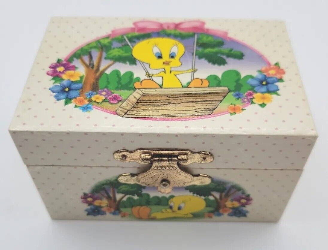 Jewelry Box Looney Tunes Tweety Bird  Vintage 1997