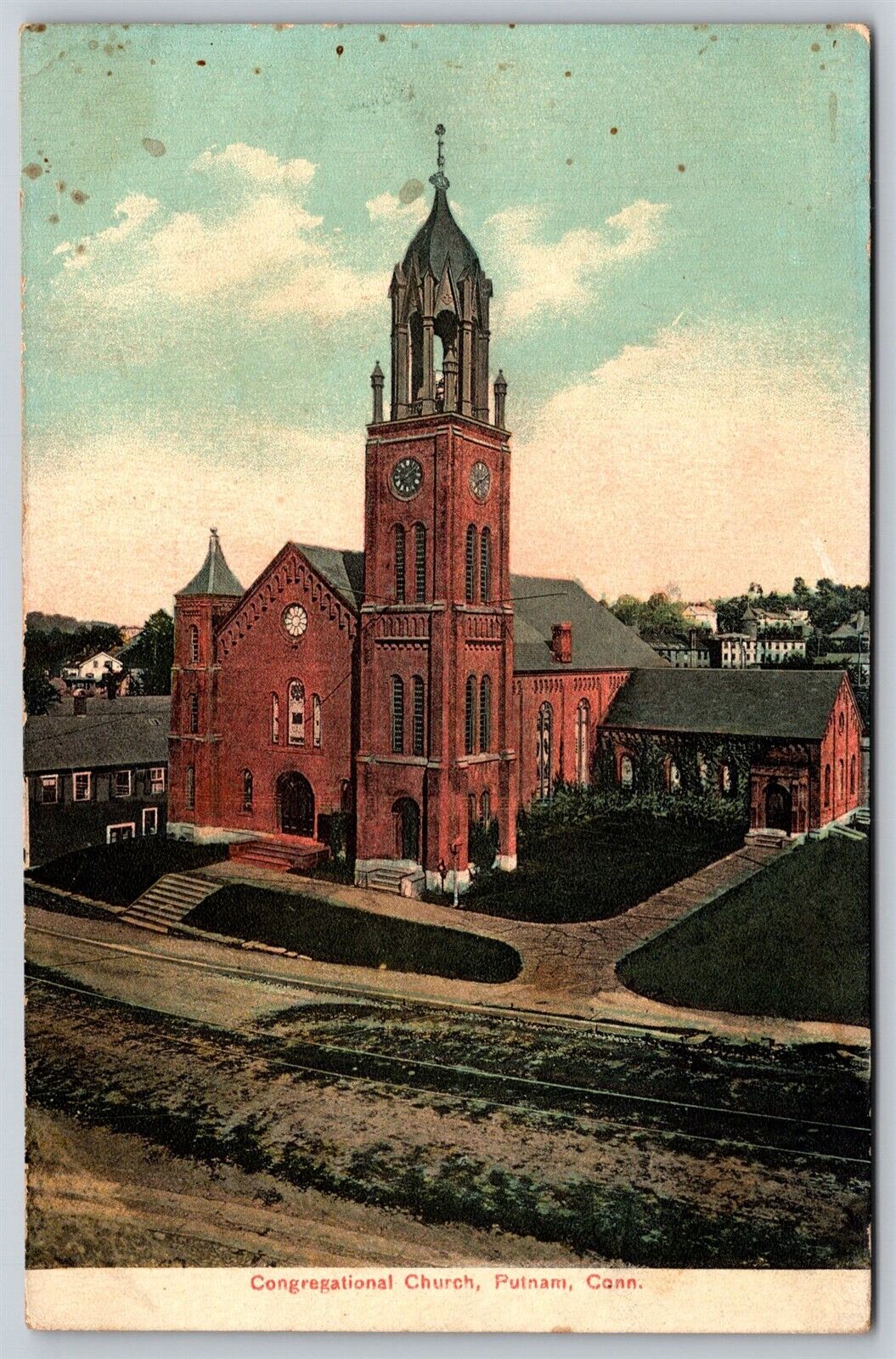 Postcard Congregational Church, Putnam CT M20