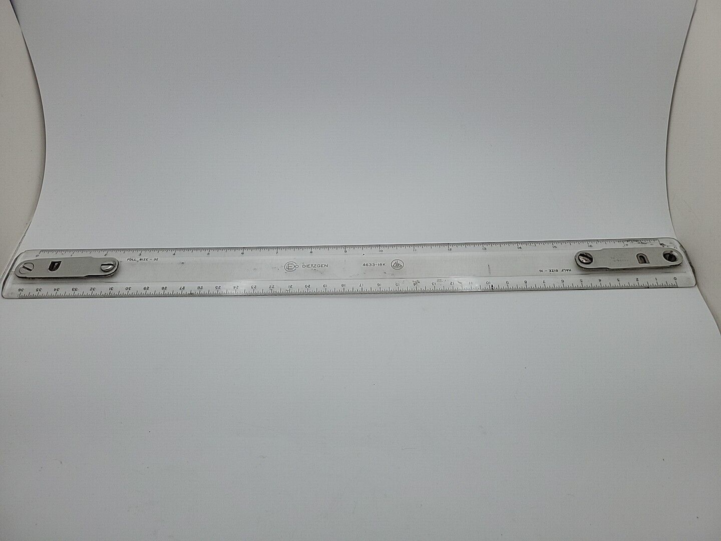 Vintage 18 Inch Dietzen 4633-18k Drafting Machine Scale Ruler