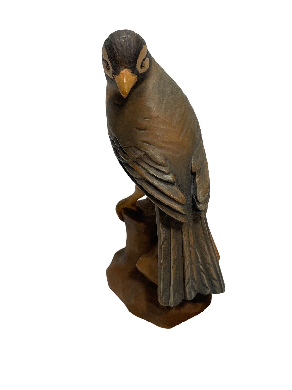 Anri Hand Carved Bird Italy  Robin