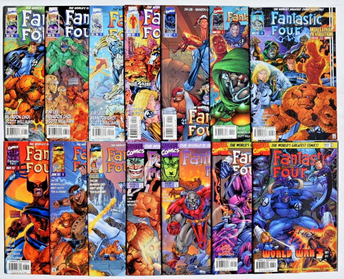 FANTASTIC FOUR (1996) 14 ISSUE COMPLETE SET #1-13 (ALSO INCLUDES #1 VARIANT)