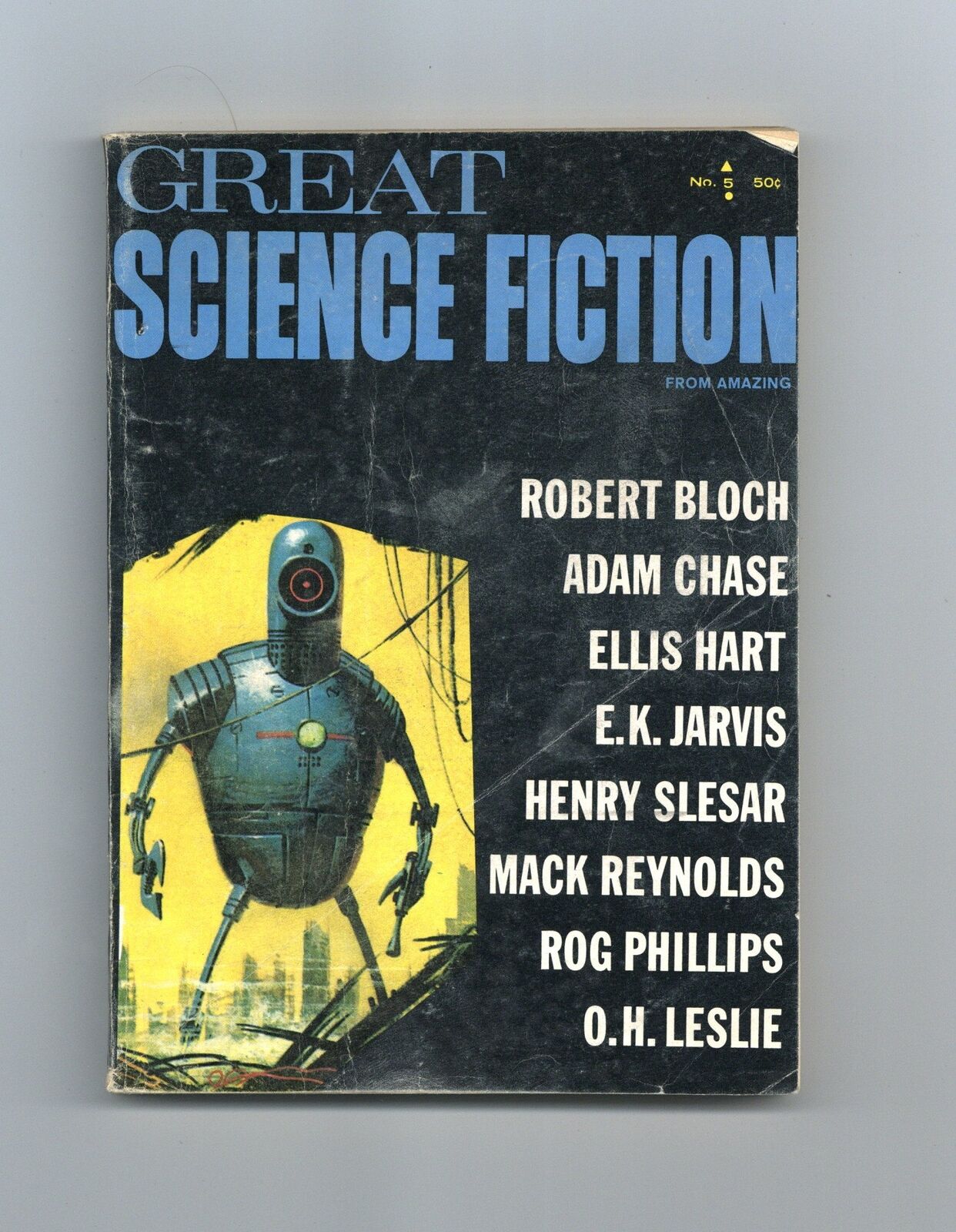 Great Science Fiction #5 GD+ 2.5 1966 Low Grade