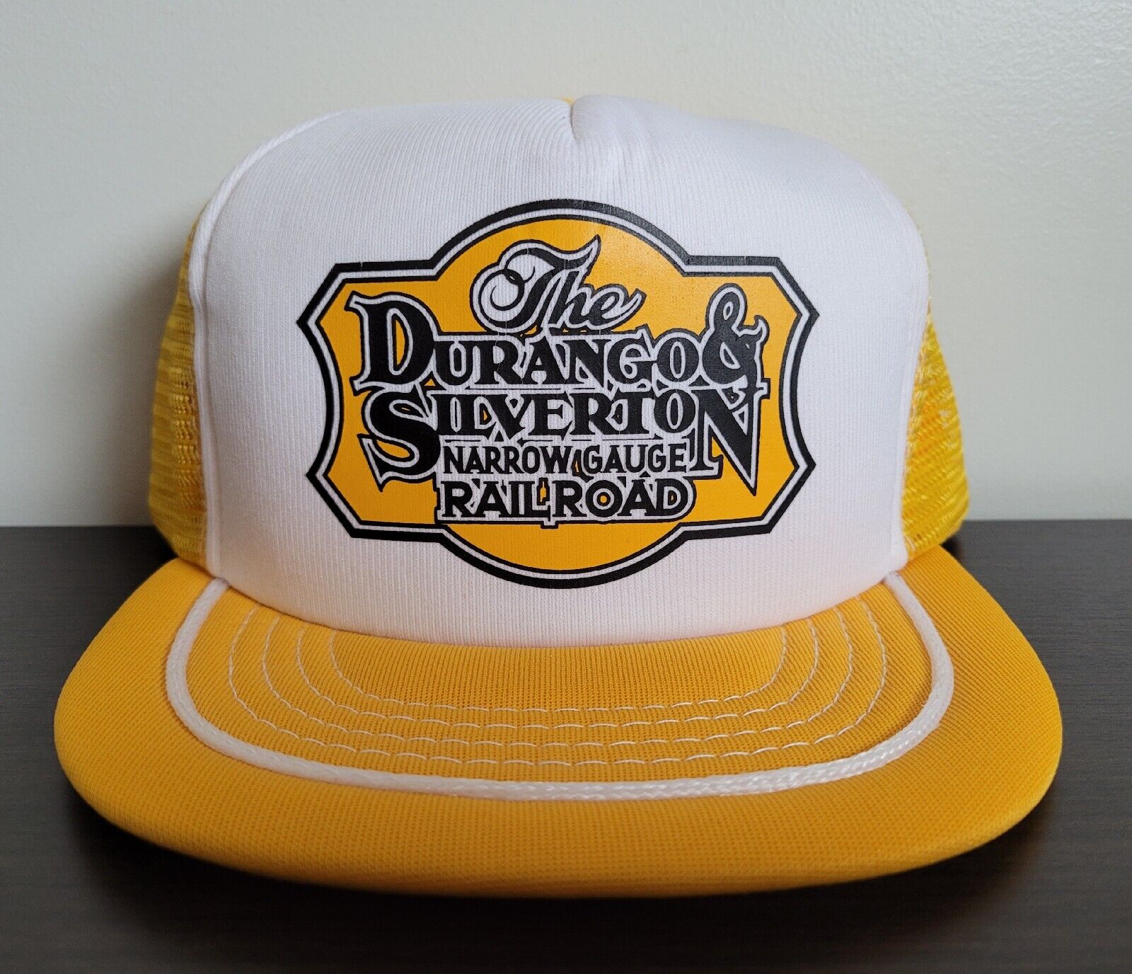 The DURANGO & SILVERTON Narrow Gauge Railroad - Vintage Trucker\'s Hat - NOS