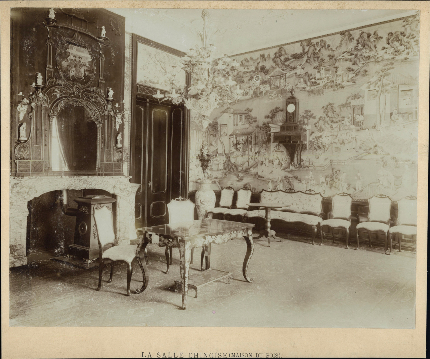Netherlands, The Hague, House of Wood, Chinese Hall, Works of Art, ca.1890, 
