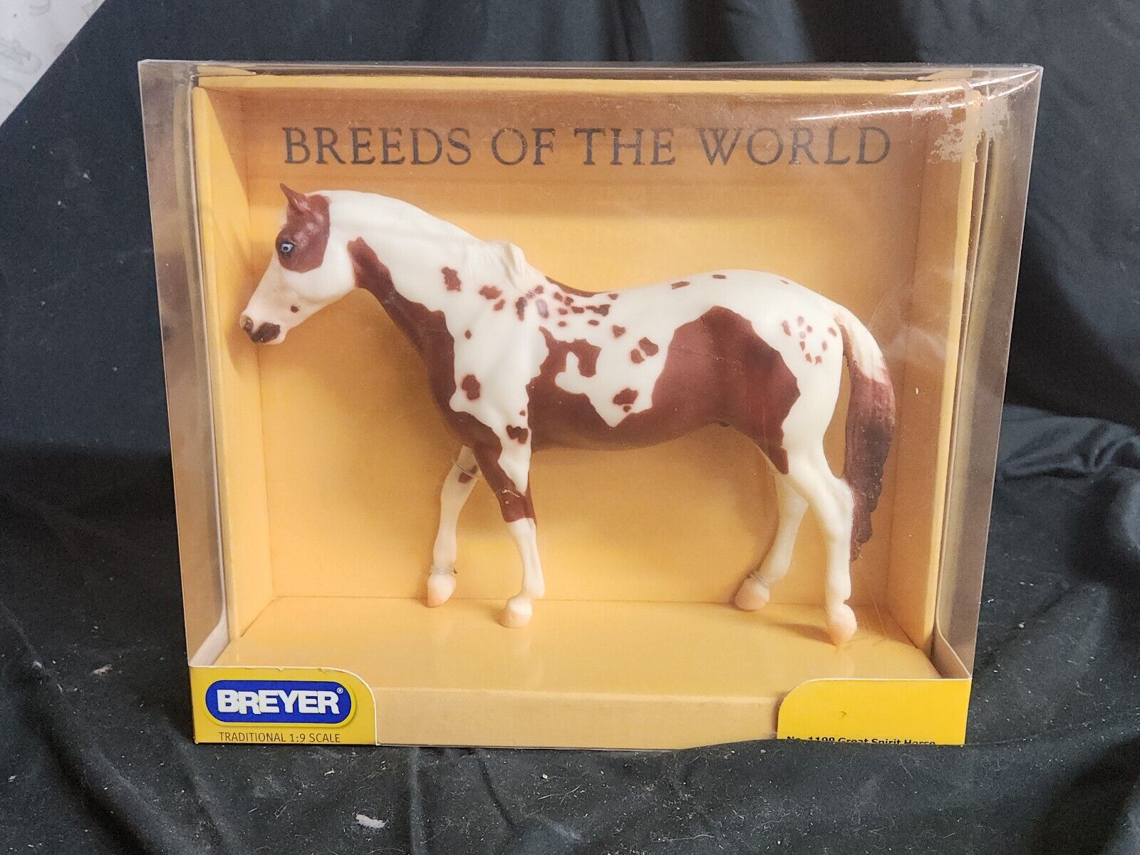 Breyer Model #1199 Great Spirit Horse Chestnut Pinto San Domingo Blue Eyes NIB