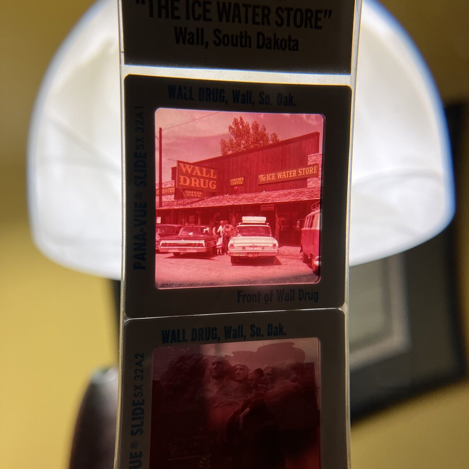 Wall Drug Pana-Vue Travel Slides Vintage 35mm Photos Set 10