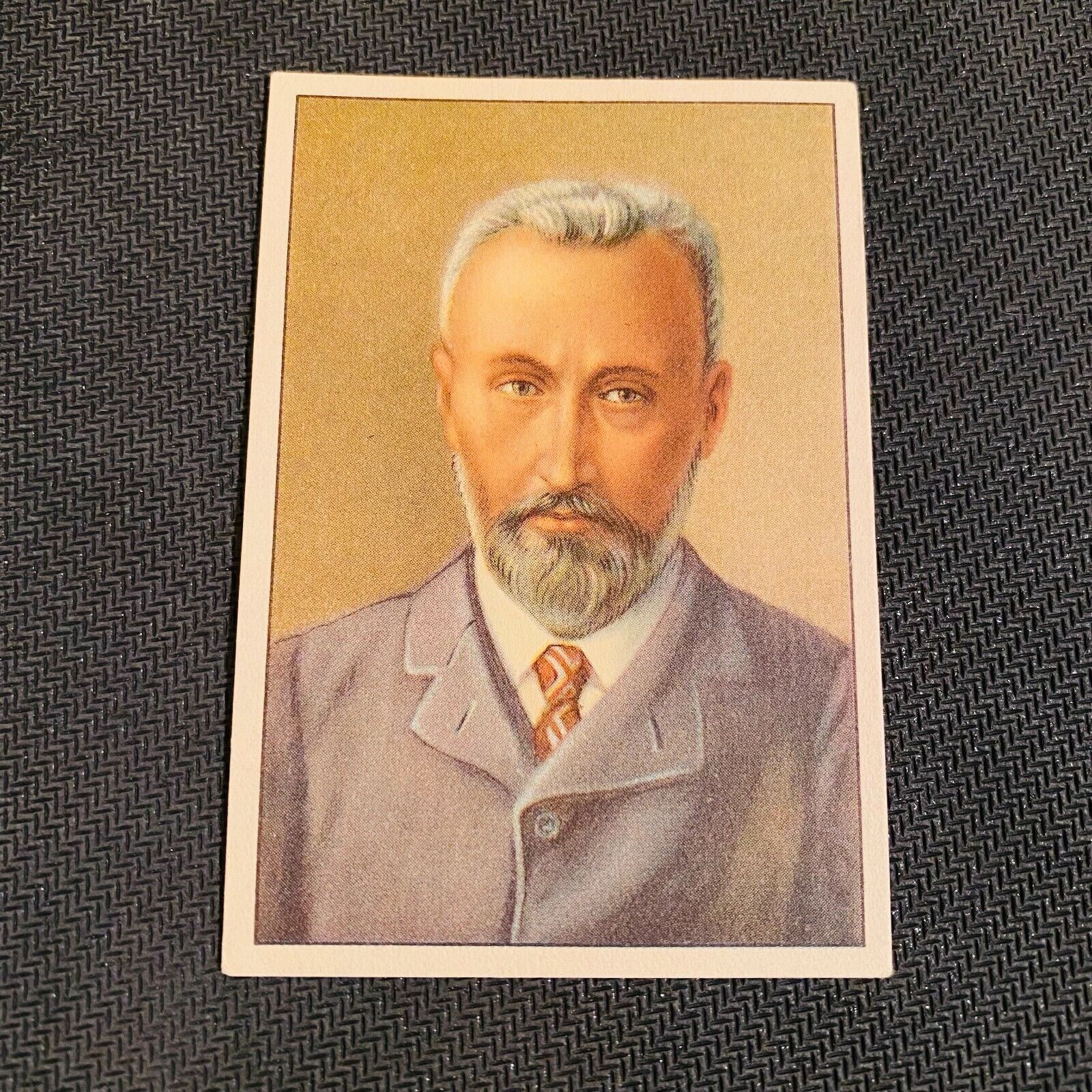 1938 Gutermann Trade Card #34 Pierre Curie Nobel Prize Marie Davy Medal Law 1859