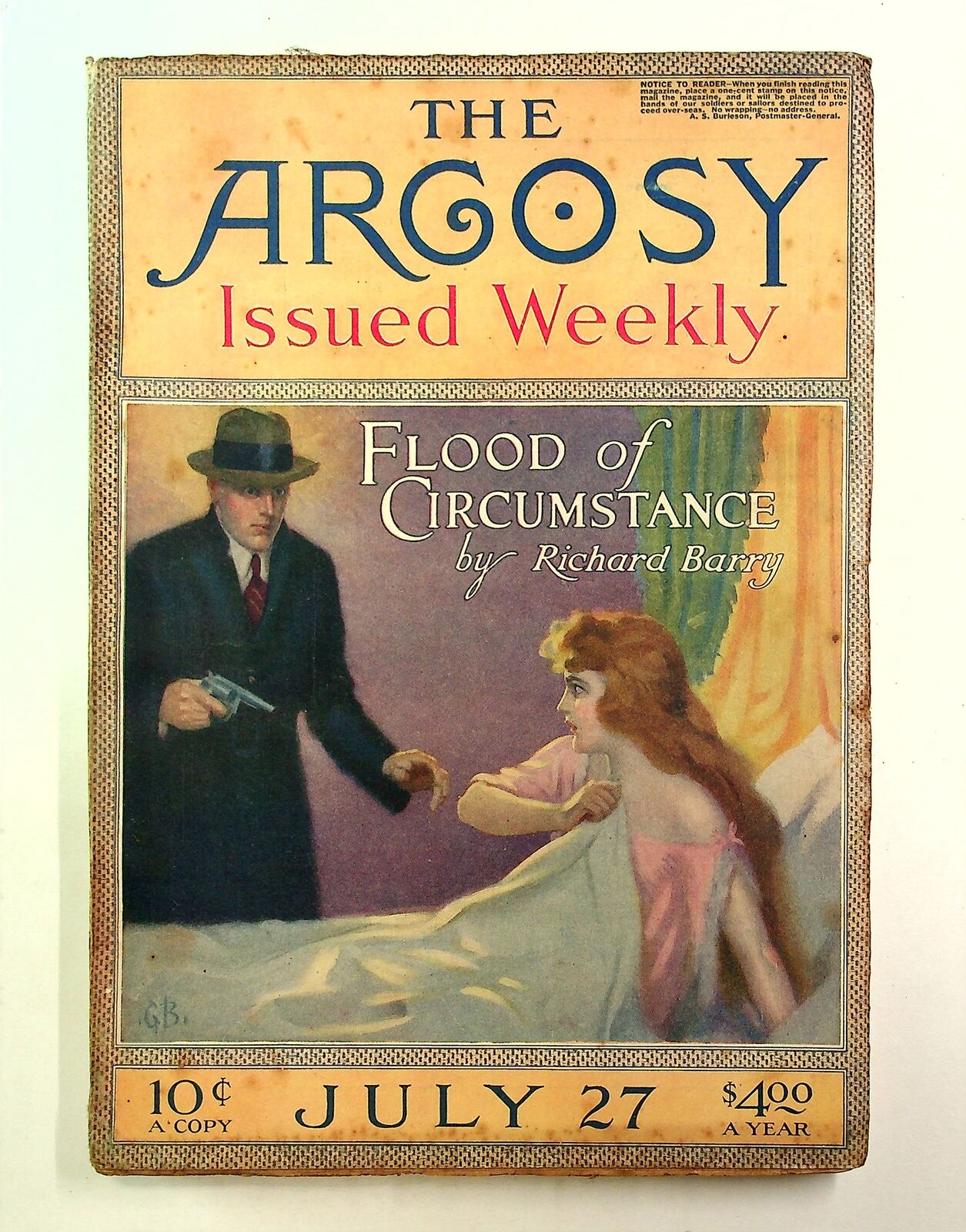 Argosy Part 2: Argosy Jul 27 1918 Vol. 97 #3 VG- 3.5