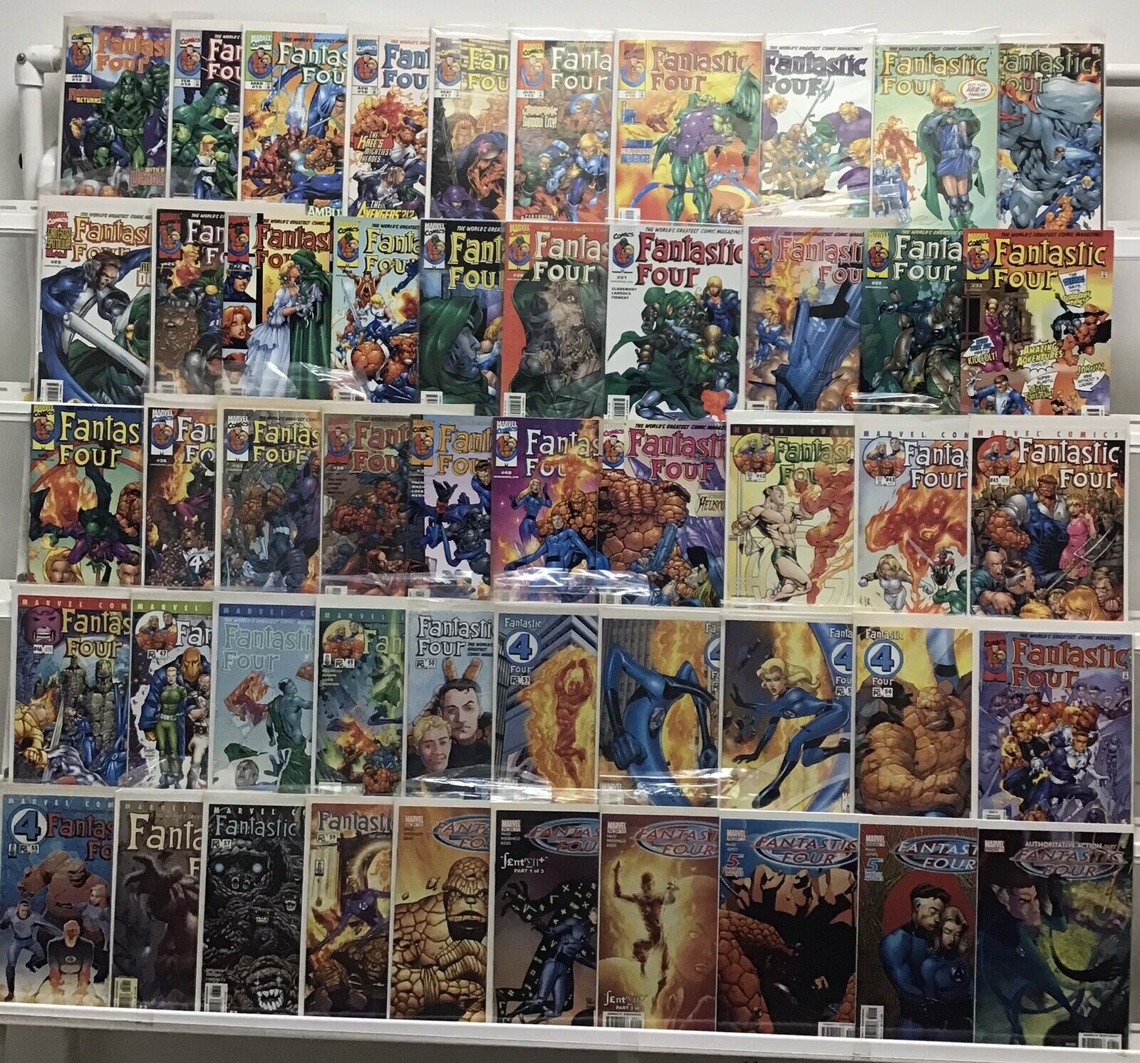 Marvel Comics Fantastic Four 3rd Series Lot Of 50 Comics