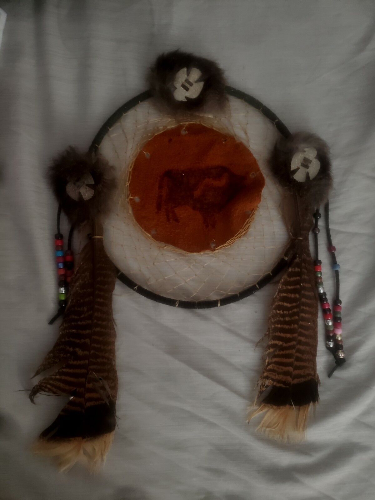 AUTHENTIC Native American Dreamcatcher Lakota Sioux Handmade 
