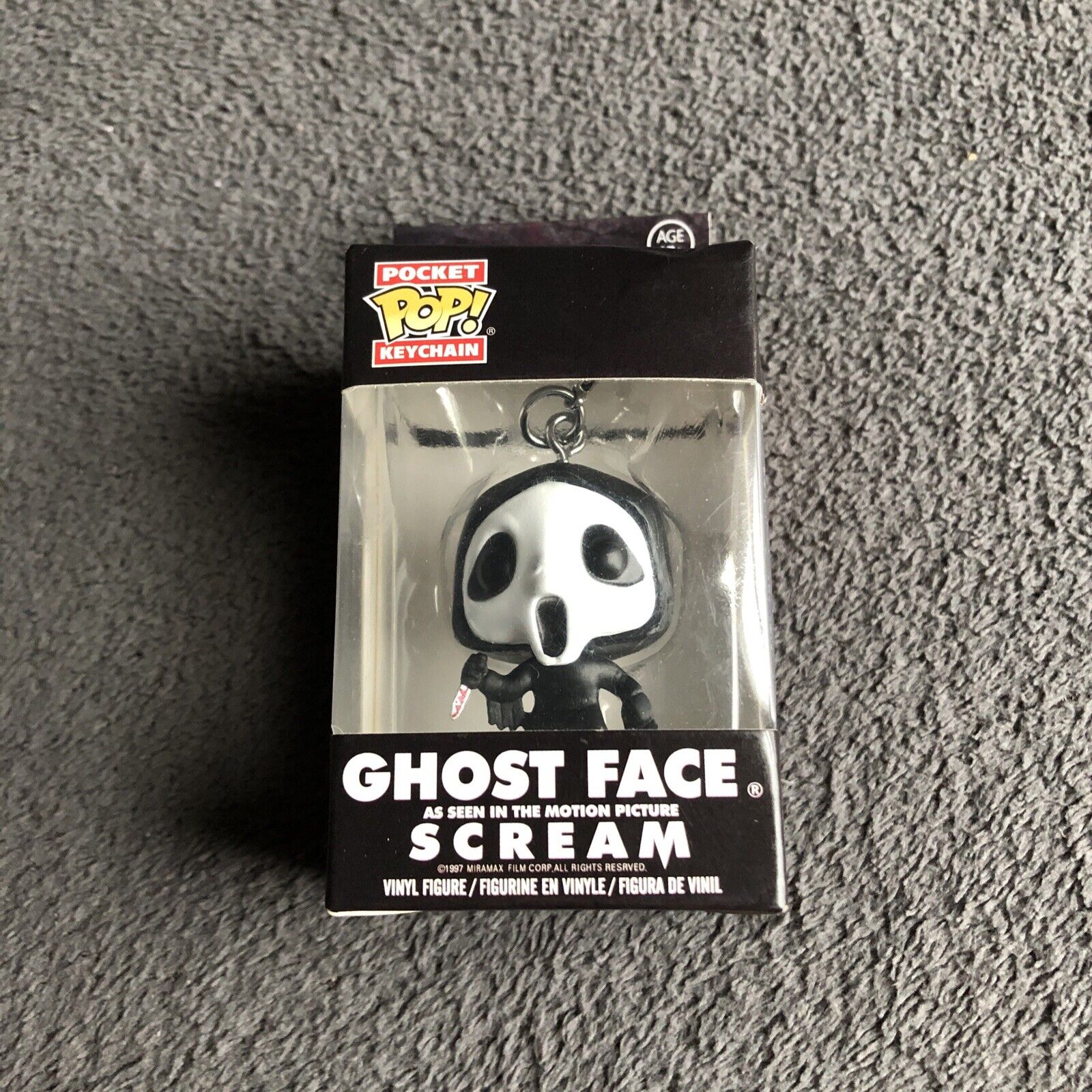 Funko Pocket Pop Ghost Face from Scream Vinyl Figurine Keychain- NIB