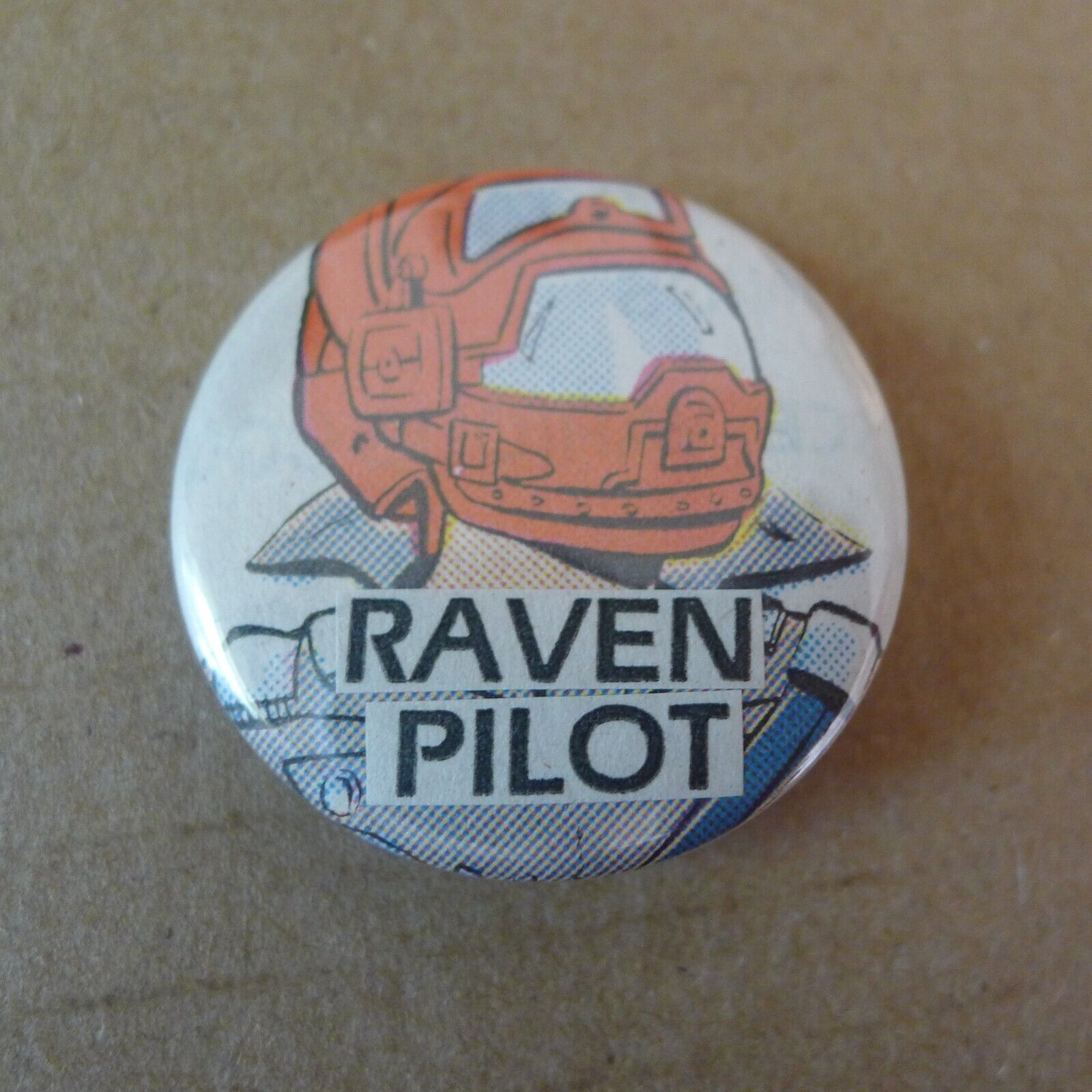 RAVEN PILOT Pinback Button PIN badge G.I. JOE comic COBRA real american hero