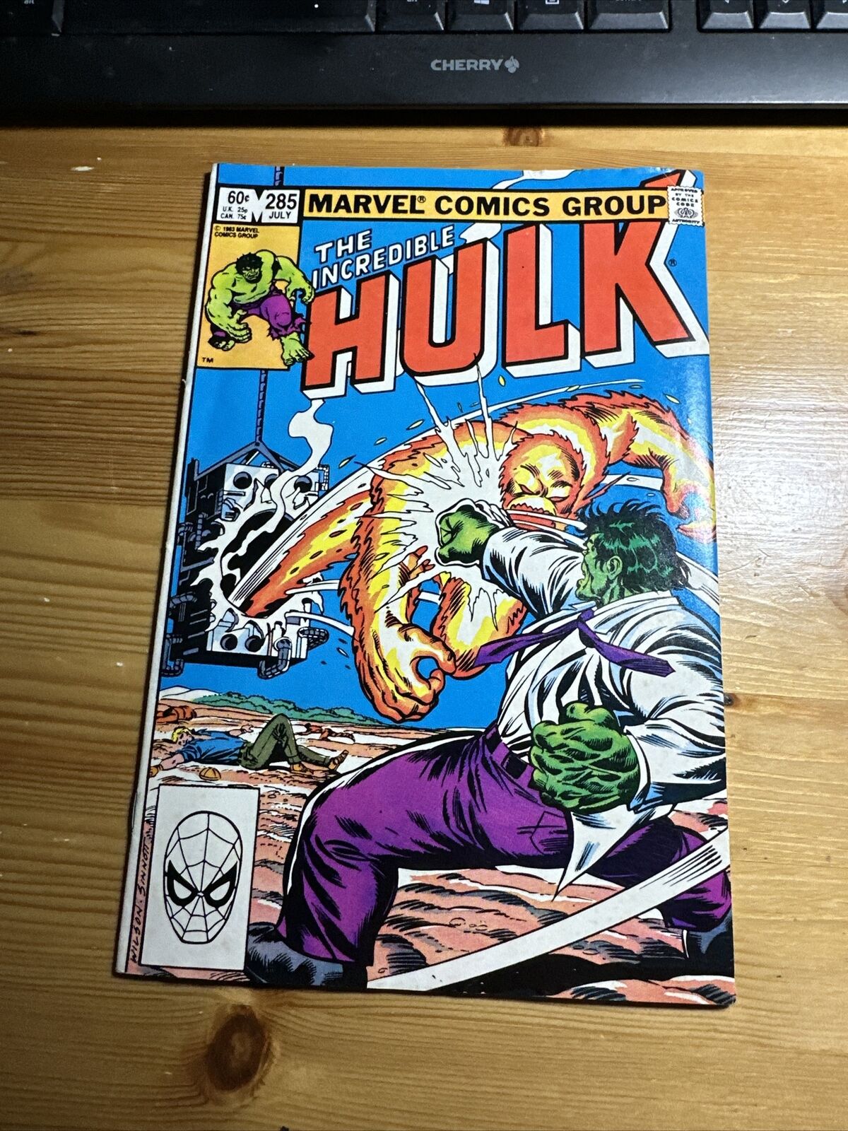 Incredible Hulk  285  Fine  6.0  Zzzax The Living Dynamo Betty Ross Marvel 1983