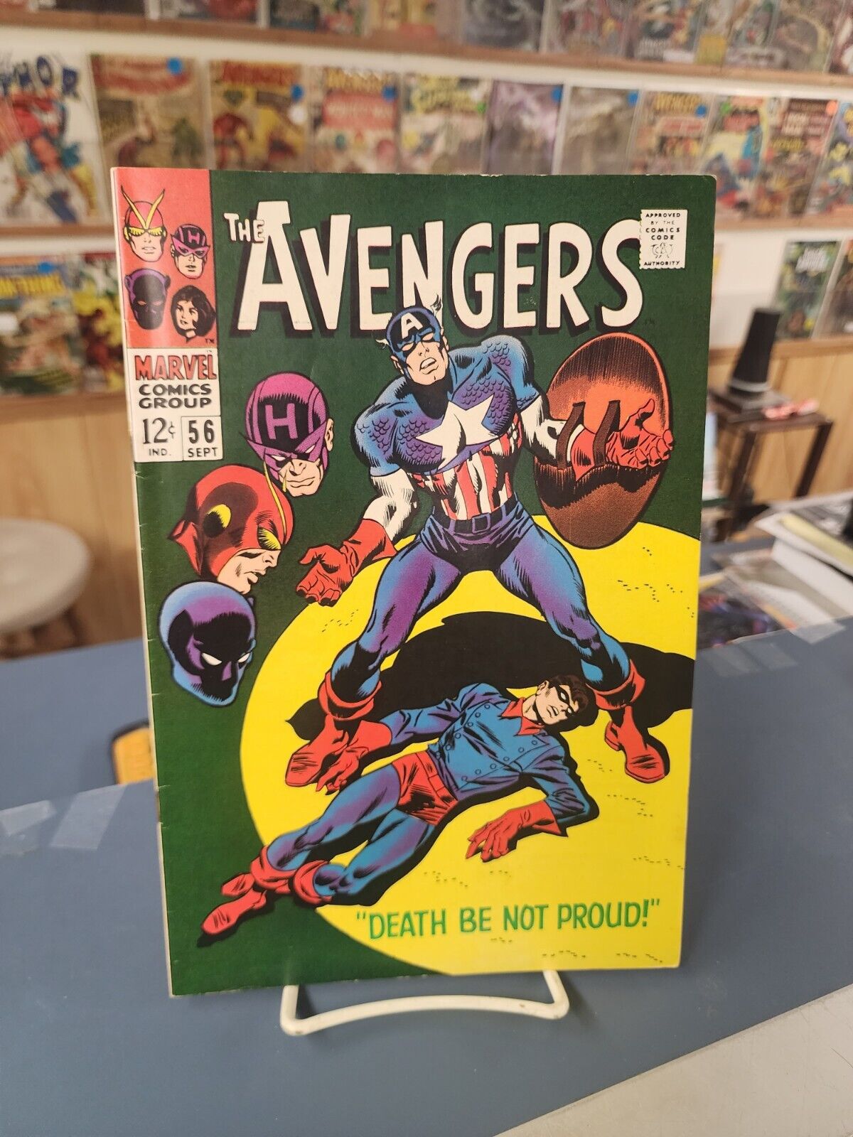 Avengers #56. Nice Raw Copy
