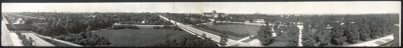 Photo:1908 Panorama: Jackson Park, Chicago, Illinois