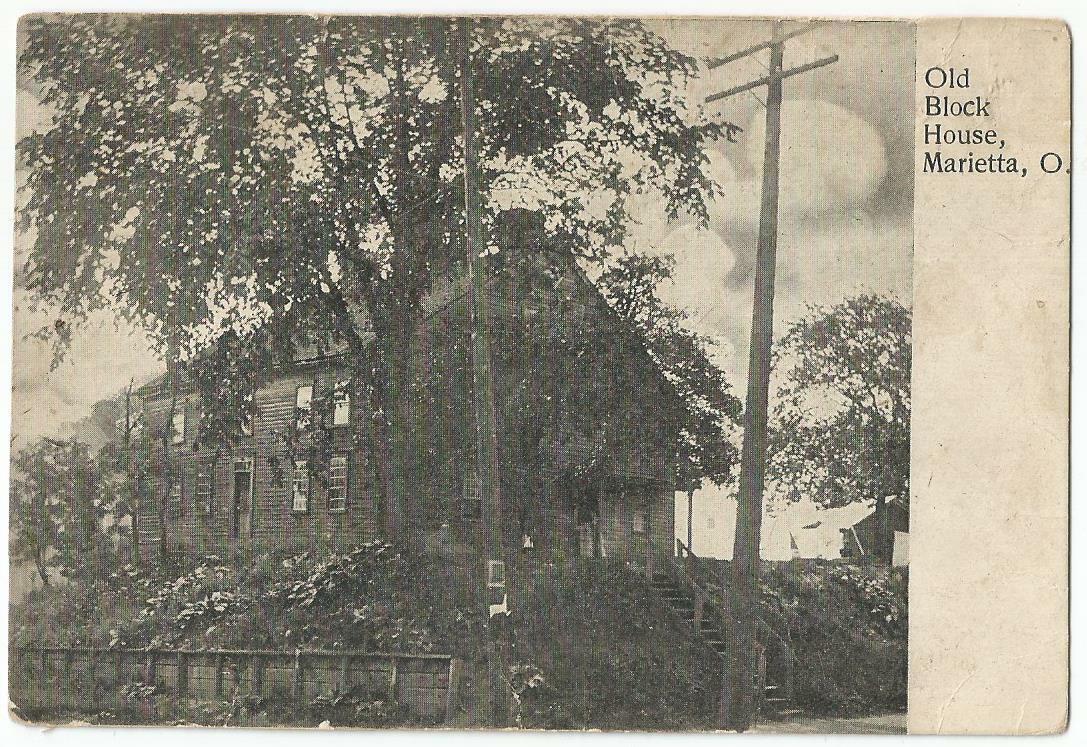 Marietta Ohio OH ~ Old Block House c.1905