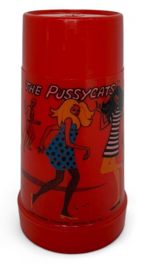 Vintage Aladdin Josie and the Pussycats Plastic Thermos - MISSING Seal/Gasket