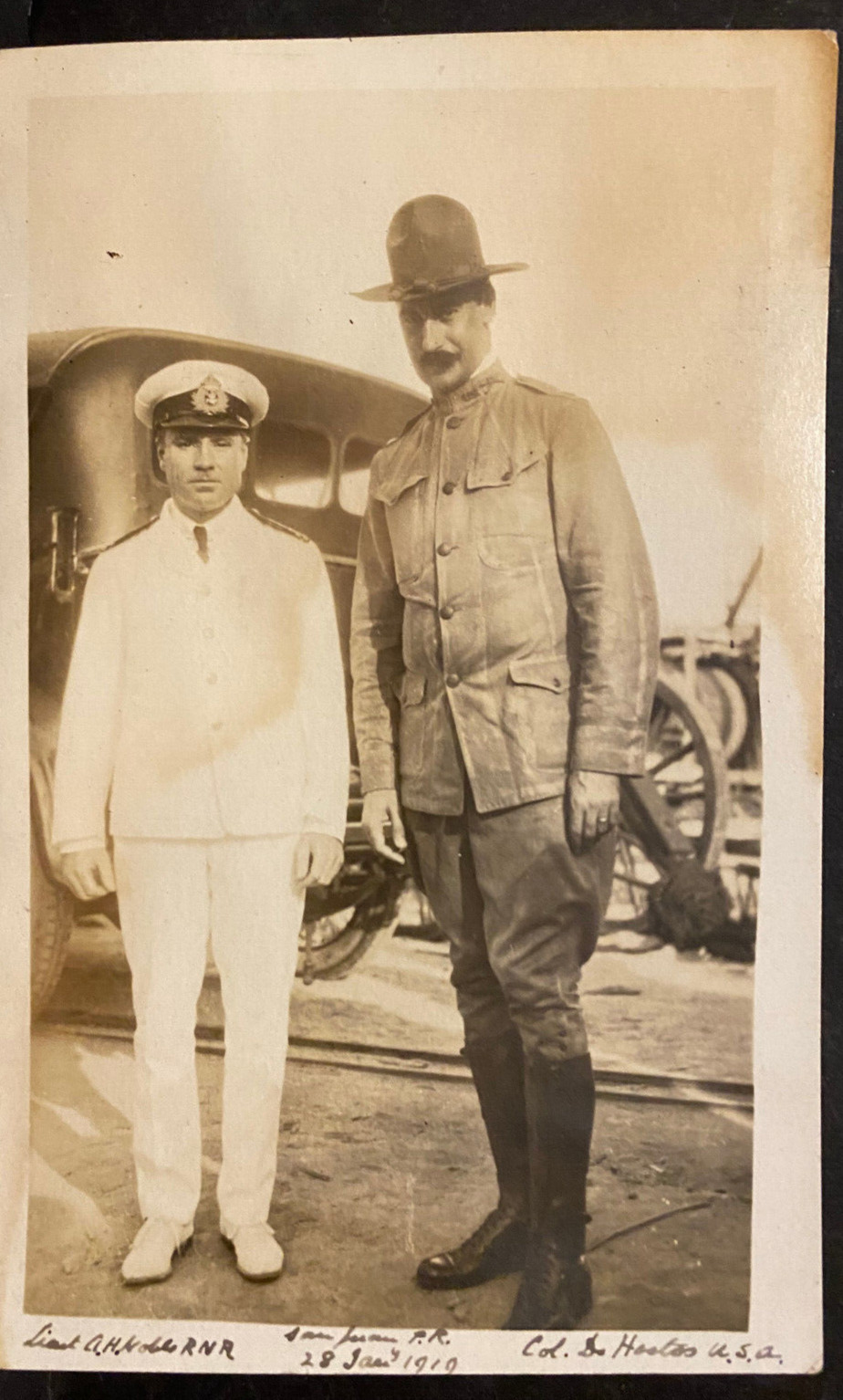 Puerto Rico, 1910, RPPC, Col. Eugenio C De Hostos 65 INF., POST CARD,