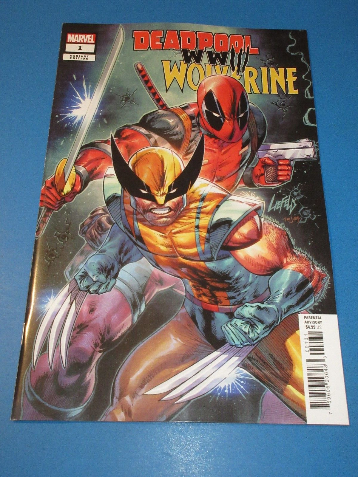 Deadpool Wolverine WW3 #1 Liefeld variant  NM Gem Wow