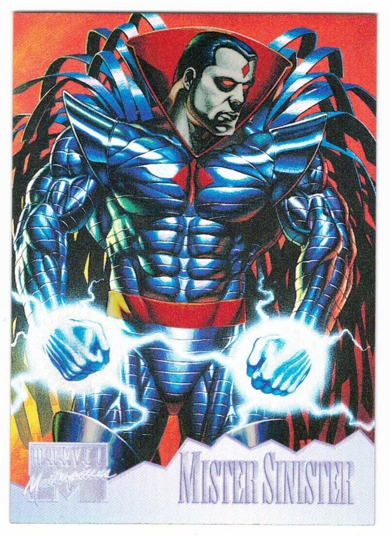 1995 Fleer Marvel Masterpieces Holoflash #5 Mister Sinister Limited Edition