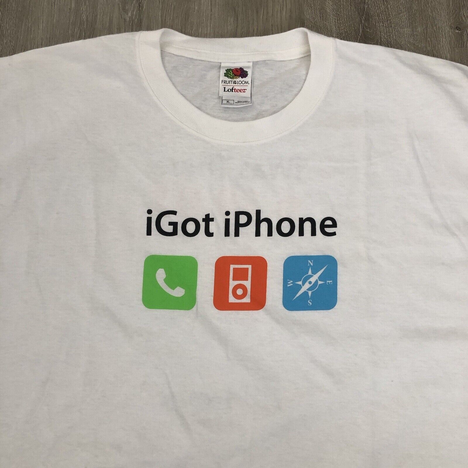 Vtg Apple iGot iPhone Shirt Mens XL Promo Launch Day iWas There 6/29/07 FastMac