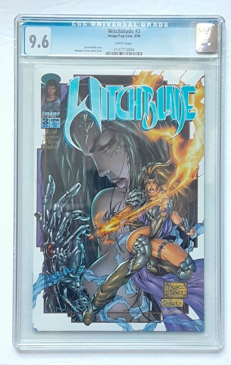 Witchblade #3 Image Top Cow Michael Turner 3/96 CGC 9.6 GRADED David Wohl 
