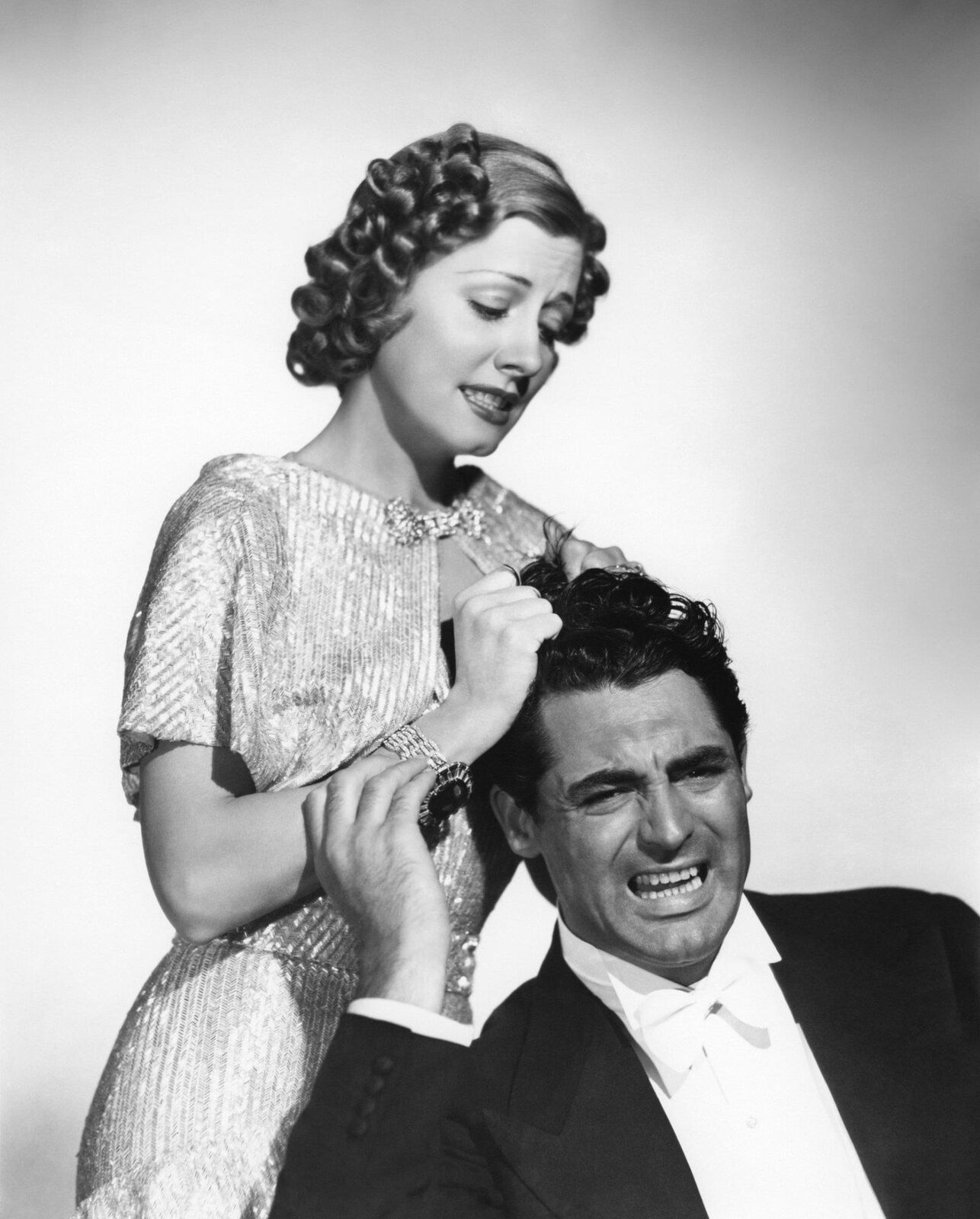 1937 CARY GRANT and IRENE DUNNE in THE AWFUL TRUTH Photo (213-Z )