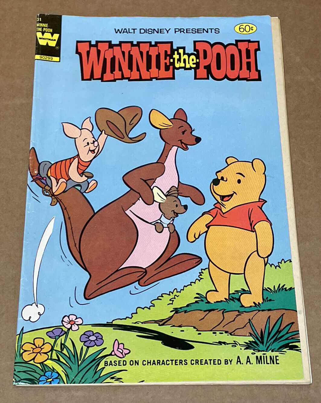 Walt Disney Presents Winnie-the-Pooh #31 1982 Whitman Comics Pooh Piglet Roo ⭐️