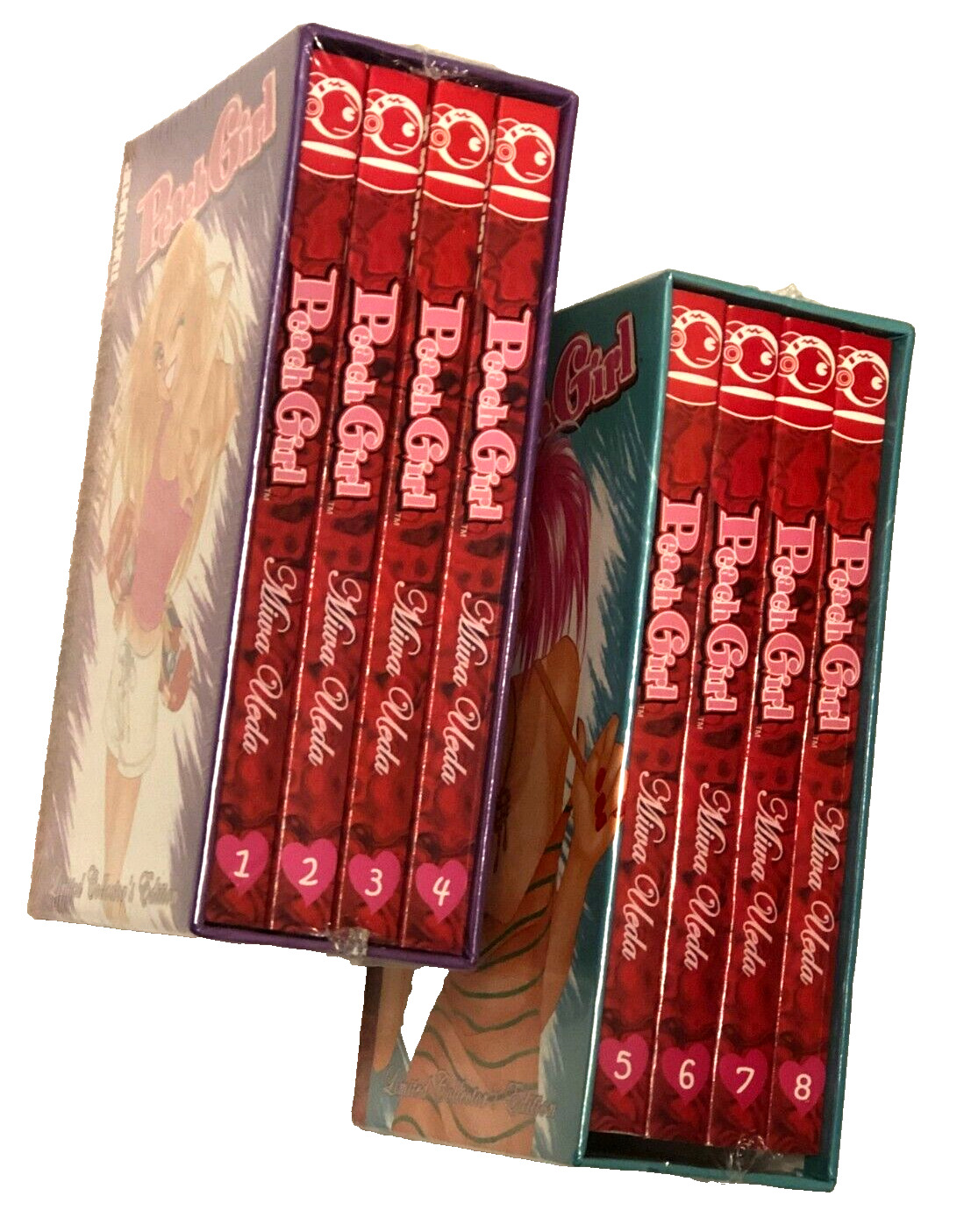 PEACH GIRL Miwa Ueda Limited Edition English Manga Volumes 1 to 8 Box Set Sealed