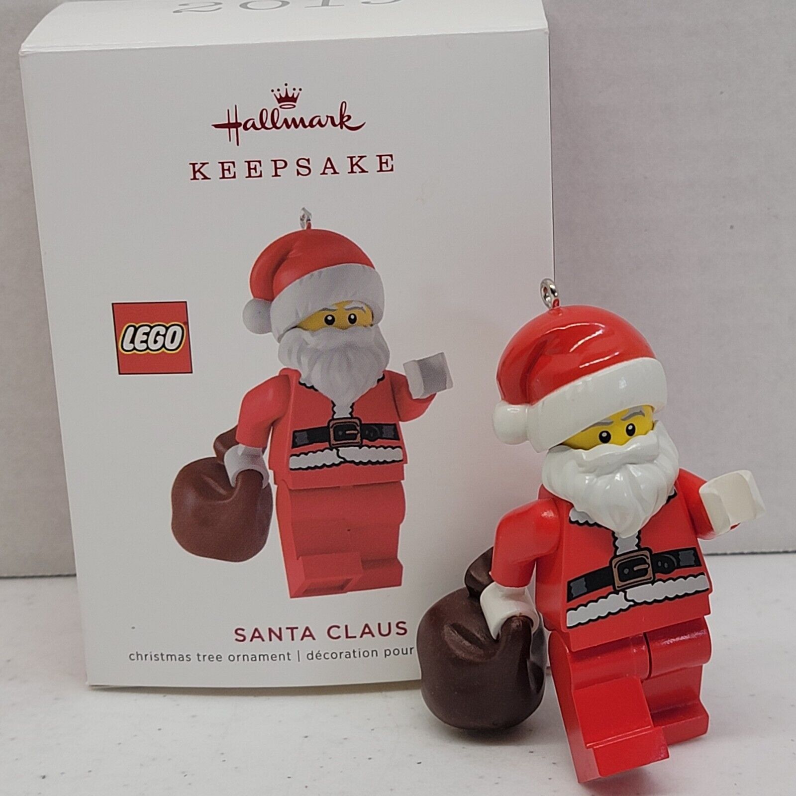 Hallmark Keepsake Ornament 2019 Lego Santa Claus Jake Angell 