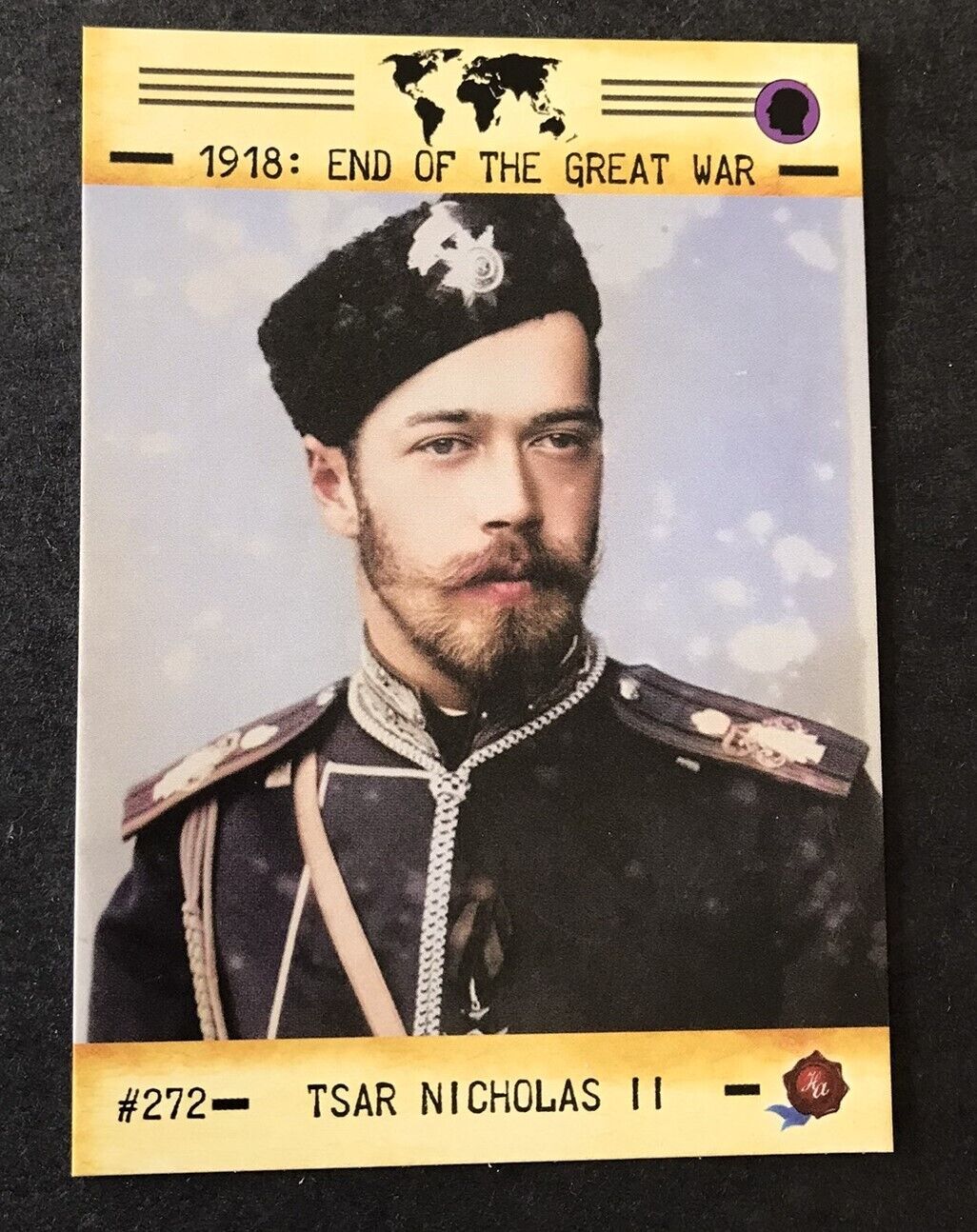 Tsar Nicholas II  HISTORIC AUTOGRAPHS 1918 End of the Great War  #272