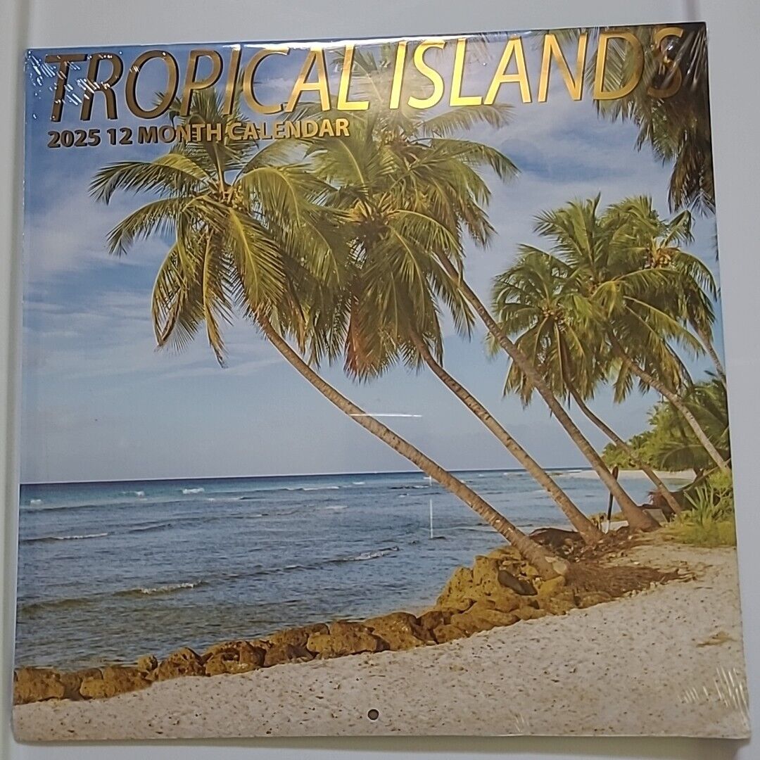2025 Tropical Islands Calendar 12 Month
