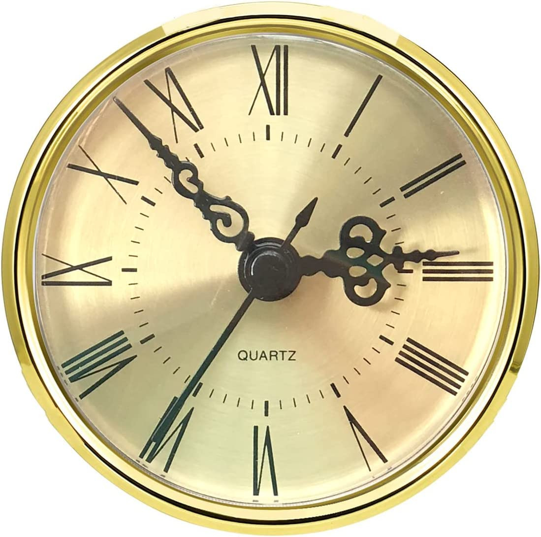 Mini Quartz Clock Insert 2.8 Inch (70 Mm) Round Quartz Movement Miniature Clock