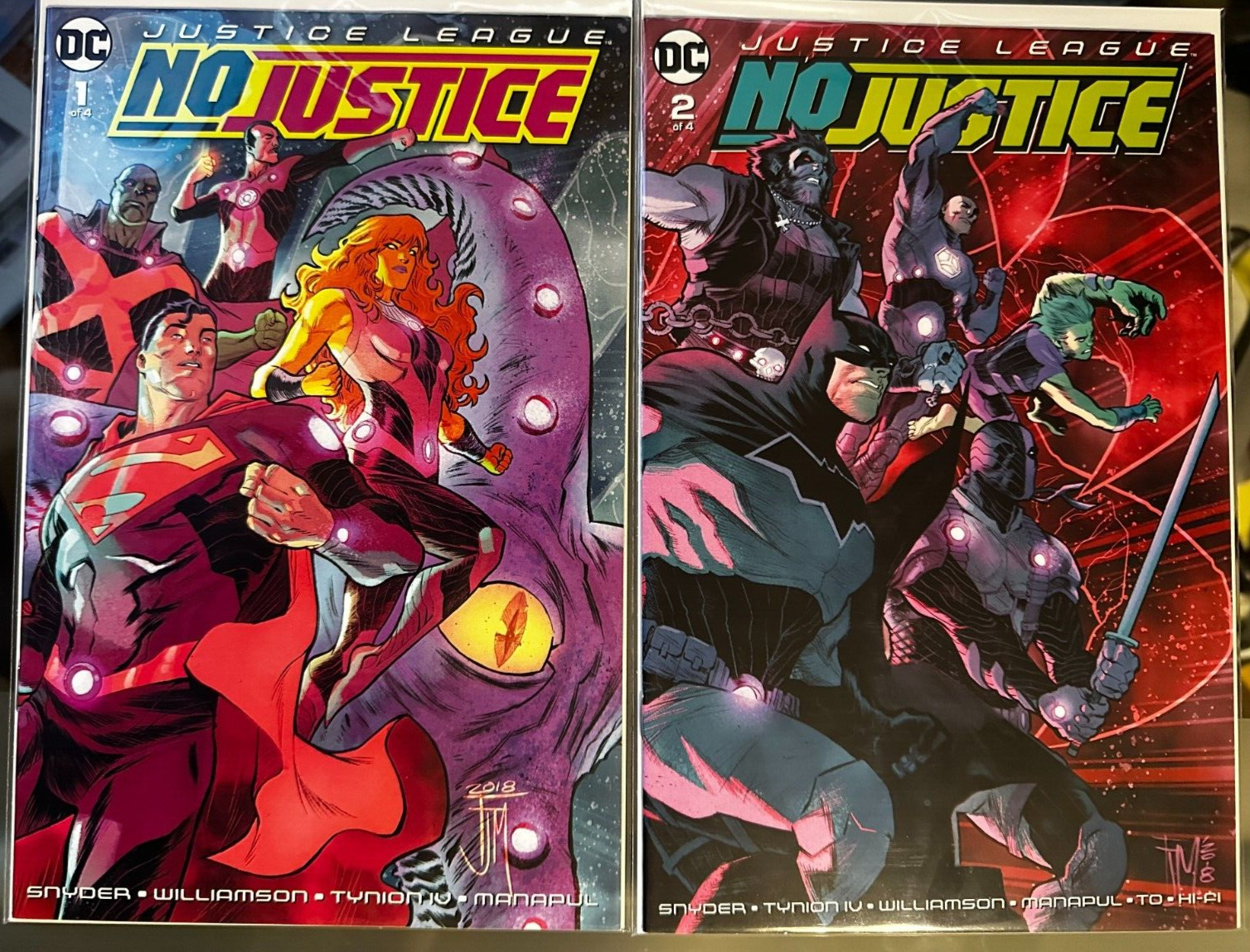 Justice League: No Justice #1-2 (2018 DC Series) 1 2