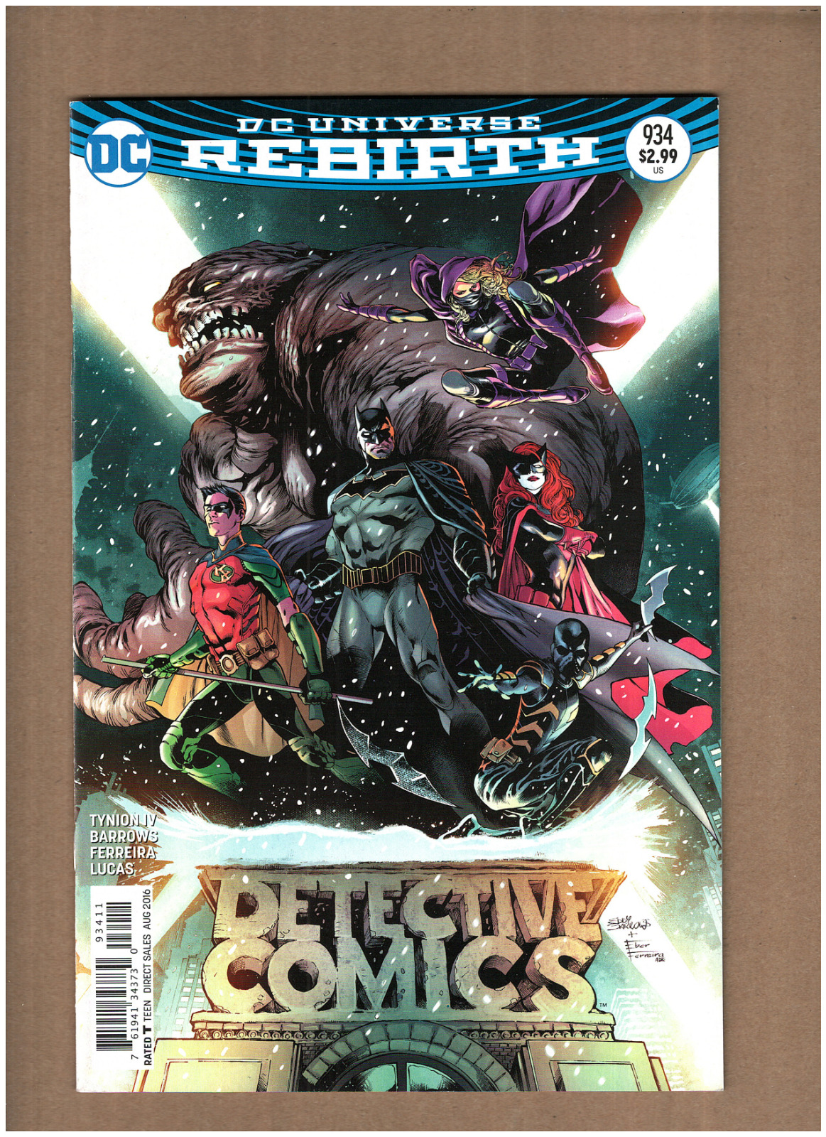 Detective Comics #934 DC Rebirth 2016 Batman Batwoman Barrows Variant NM- 9.2