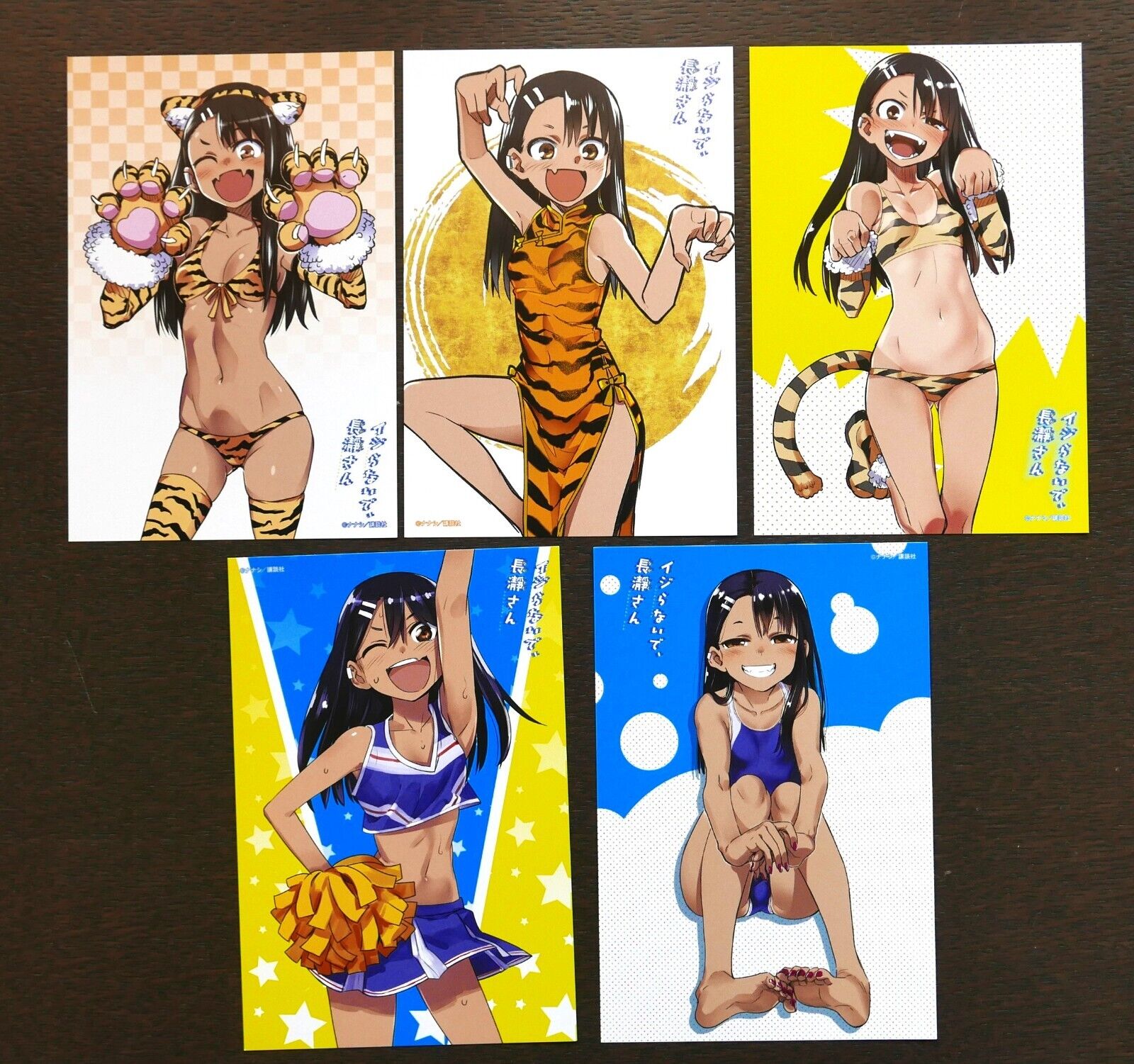 Ijiranaide Nagatoro-san Limited Edition Illustration Cards, set of 5, size A6