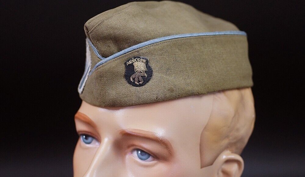 US WW2 RARE 17TH AIRBORNE OVERSEAS CAP (Published)