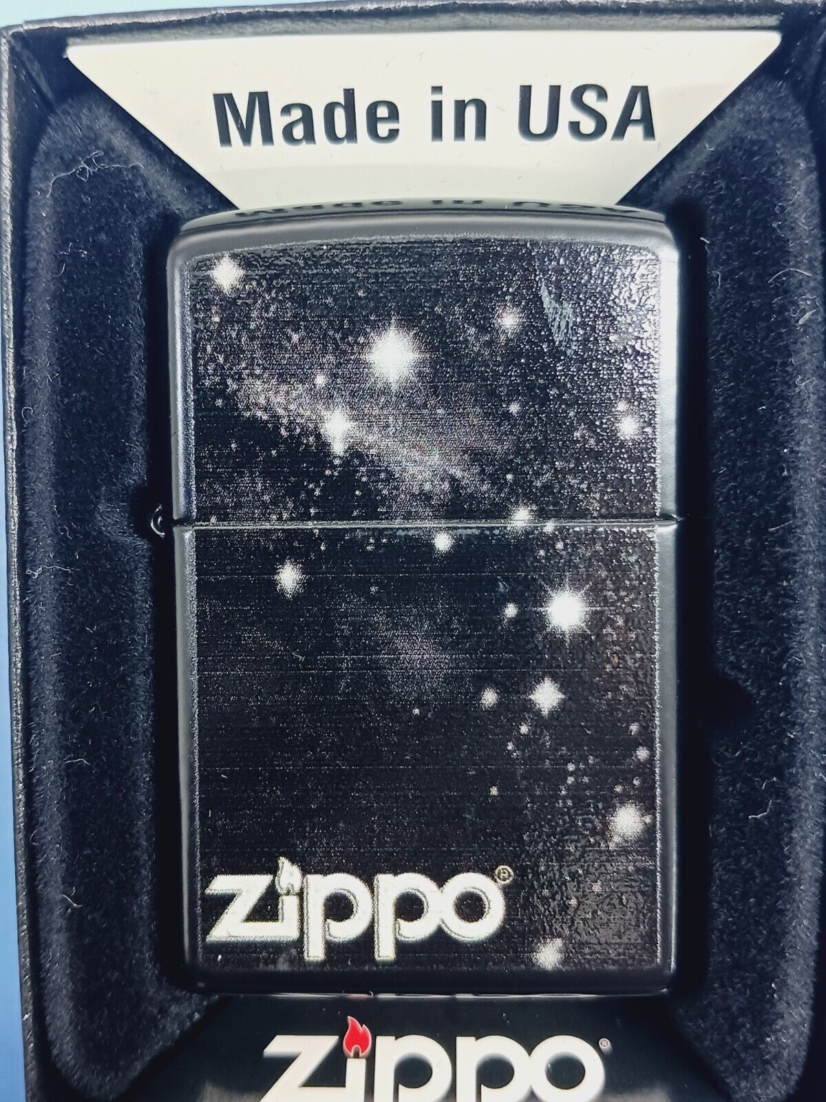 Zippo Galaxy Black Matte 28058