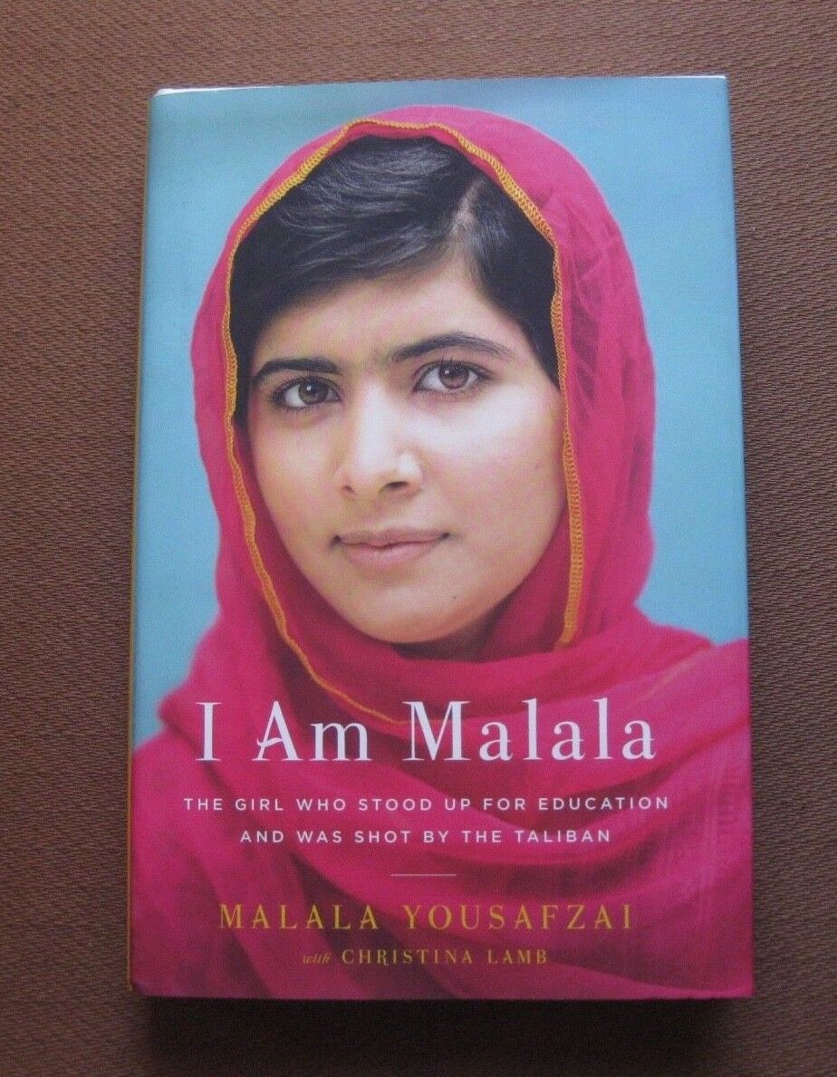 SIGNED - I AM MALALA by Malala Yousafzai - 2013 HCDJ 1st Taliban - Nobel Prize