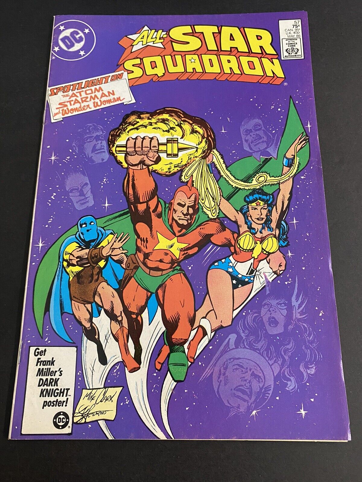 All-Star Squadron 57, Atom, Starman, Wonder Woman Spotlight. VF/NM-NM DC 1986
