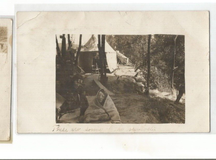 RPPC PM McConnelsville Ohio 1909 REAL PHOTO POSTCARD CAMP MEETING RP