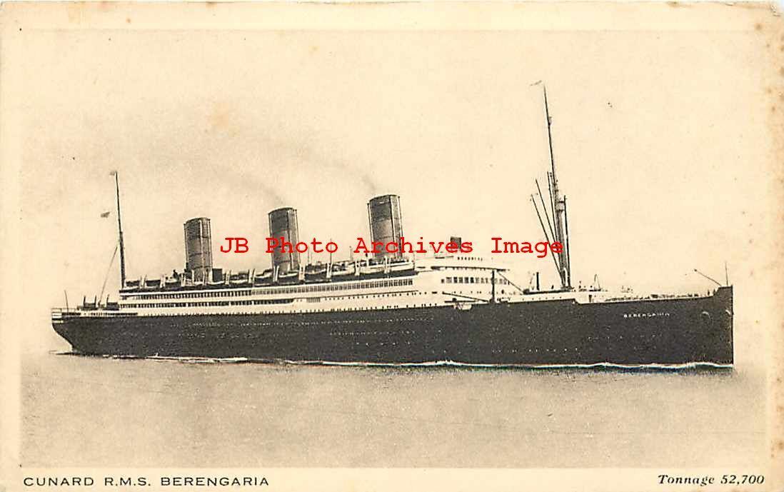 Cunard Line Steamship, Steamer Berengaria