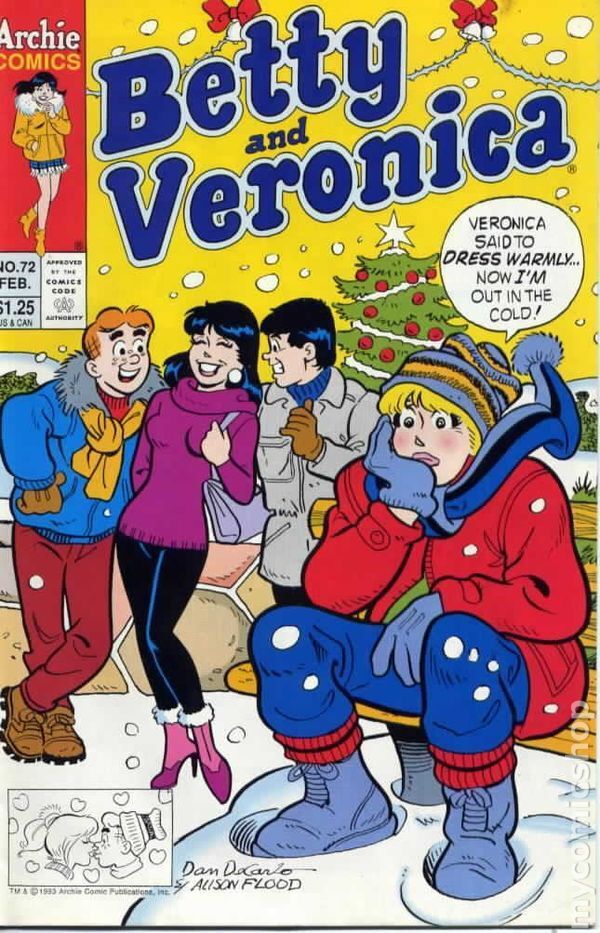 Betty and Veronica #72 FN 1994 Stock Image