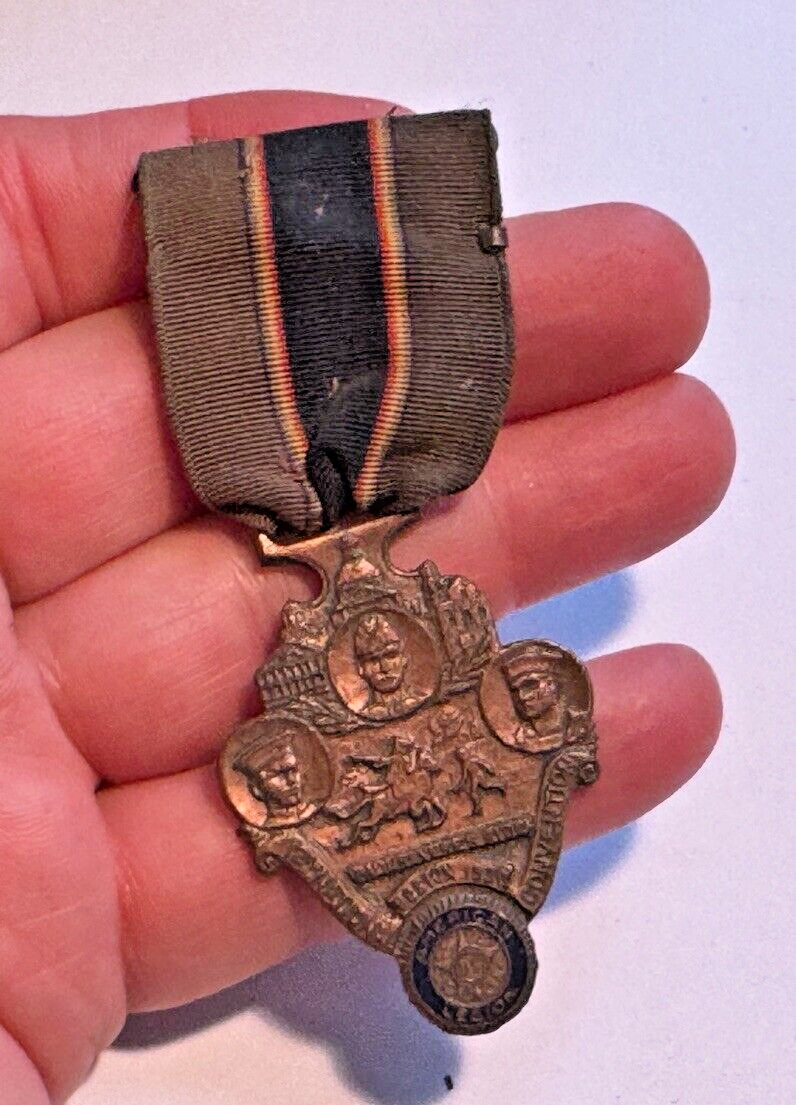 Vtg 12th National Convention American Legion Boston, MA 1930 Medal Ribbon