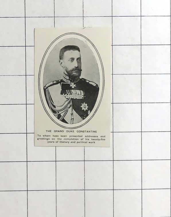 1907 The Grand Duke Constantine